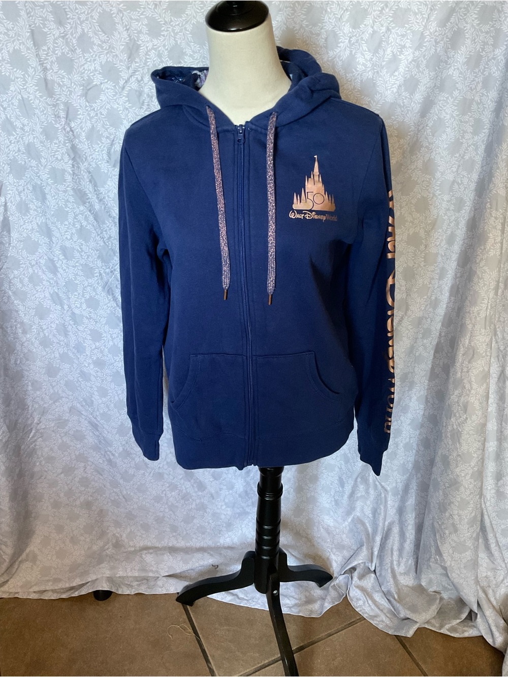 Disney Walt Disney World 50th Anniversary Full Zip Hoodie